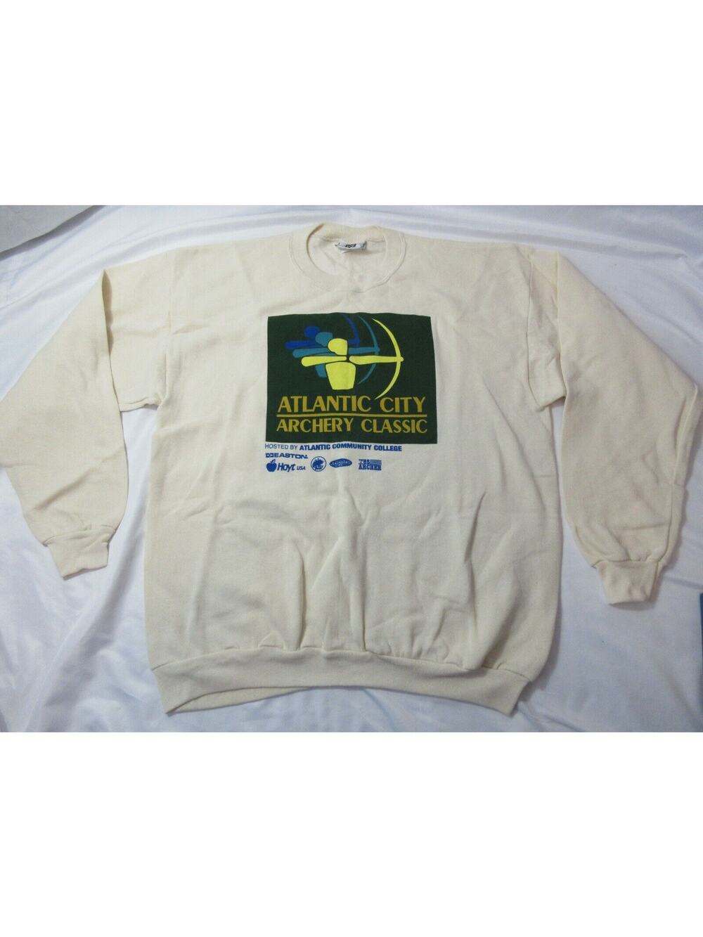 Mens Vintage ATLANTIC CITY NJ ARCHERY CLASSIC ACCC Sweatshirt XL